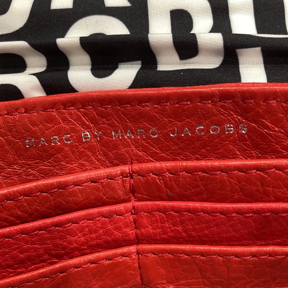 Marc‎ Jacobs Red Karlie Crossbody Handbag Purse chain strap Valentines Day - Picture 5 of 8